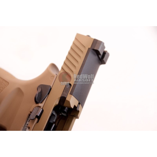 Wholesale SIG Sauer M17 P320 Airsoft Pistol Supplier Factory Tan 6mm BB - Image 3
