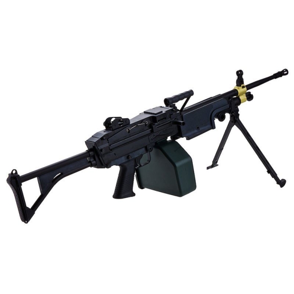 Wholesale A&K M249 MKI SAW Airsoft LMG AEG Black - Bulk Supplier - Image 2
