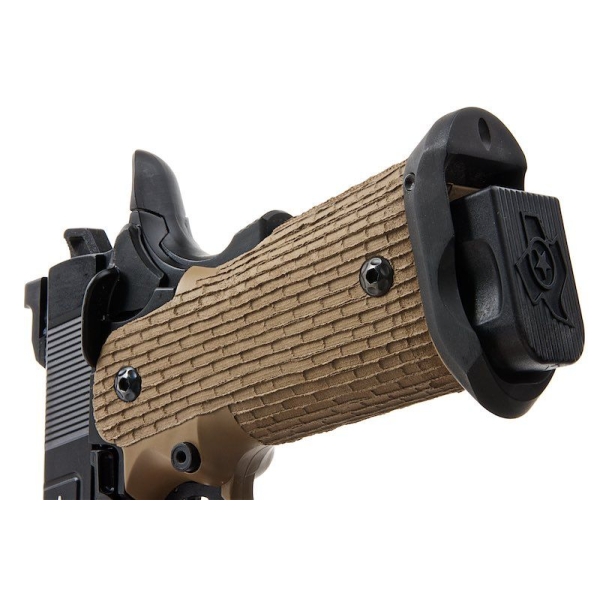 Wholesale Army Armament R501 Costa Comp Green Gas Airsoft Pistol DE Supplier - Image 7