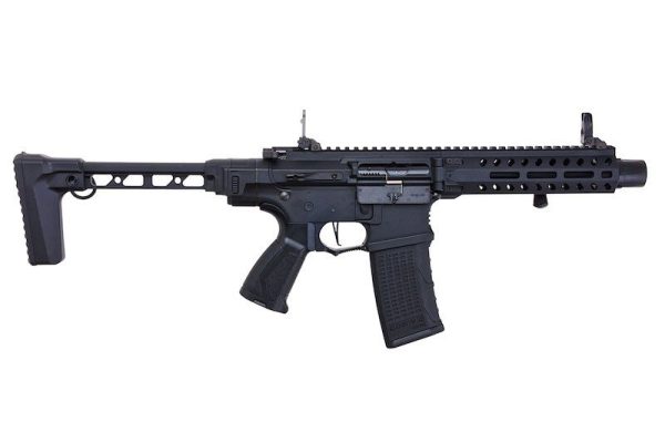 Wholesale G&G FAR 556 Folding M4 Airsoft AEG Rifle - Bulk Supplier Black - Image 4