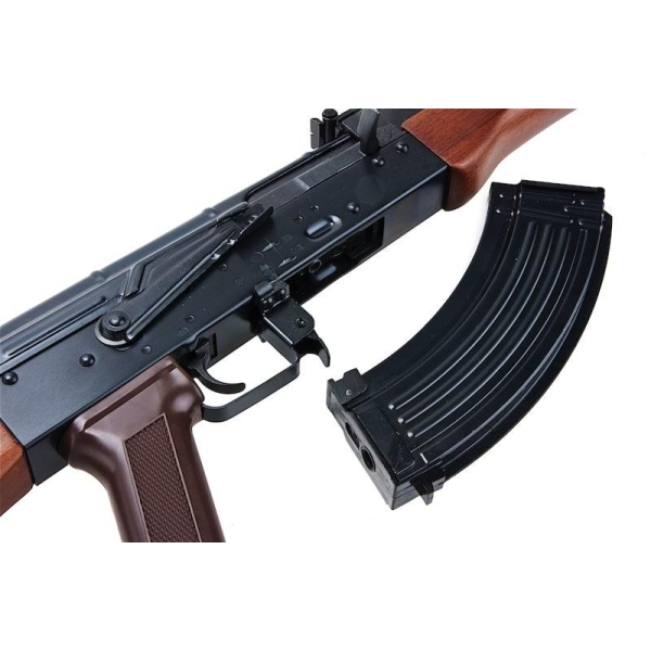 Wholesale E&L AKM Airsoft AEG Rifle Supplier - Real Wood Black EL-A101S - Image 9