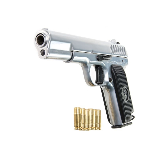 Wholesale Supplier of Farsan 0316 TT33 Metal Model Gun in Bulk - Silver