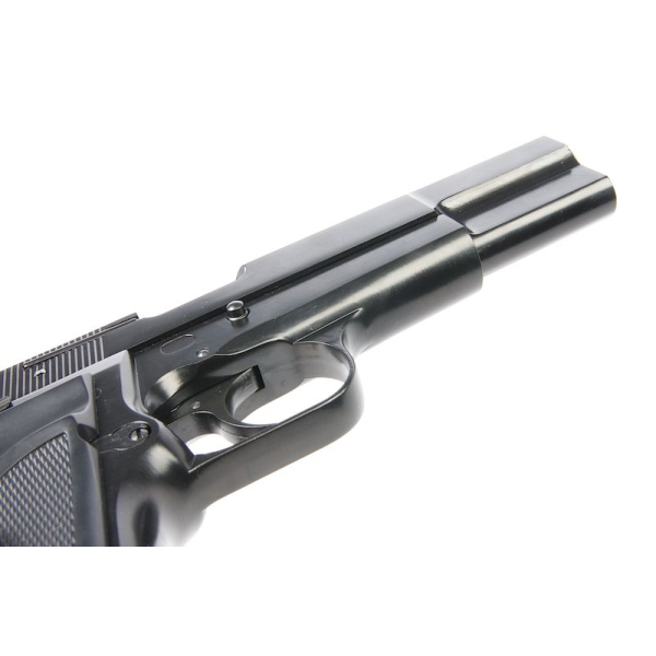 Wholesale Browning Hi-Power MK3 Green Gas Airsoft Pistol Supplier - Black - Image 5