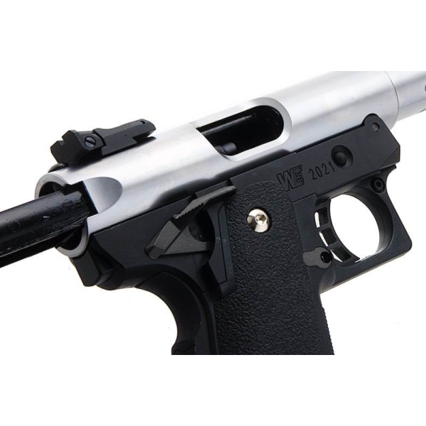 WE Tech Hi Capa 5.1 Galaxy Airsoft Pistol Bulk Wholesale - Green Gas - Silver Slide - Image 8