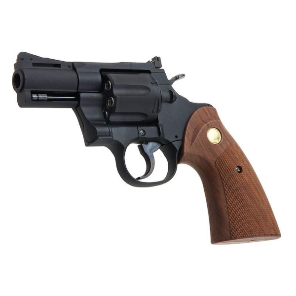 Wholesale King Arms Python .357 Gas Airsoft Revolver Supplier V2 2.5 Black