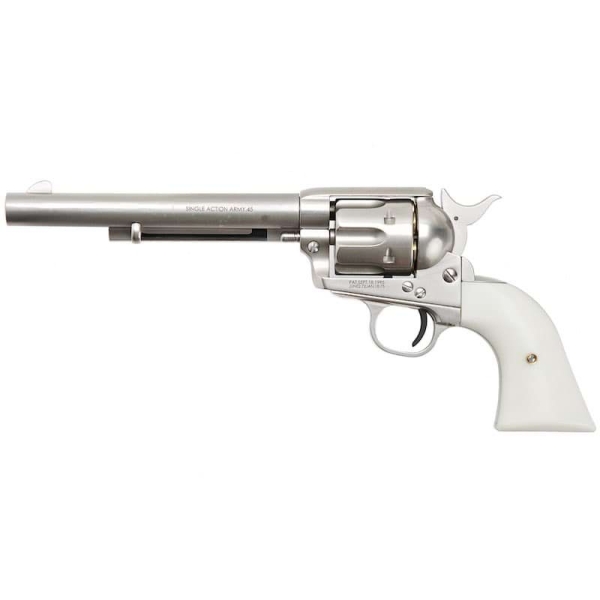 Wholesale King Arms SAA .45 Peacemaker Gas Revolver Silver Factory Supplier - Image 2