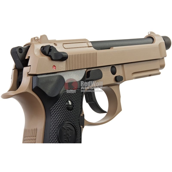 Wholesale Supplier of KJ Works M9A1 Full Metal GBB Airsoft Pistol Tan - Image 6