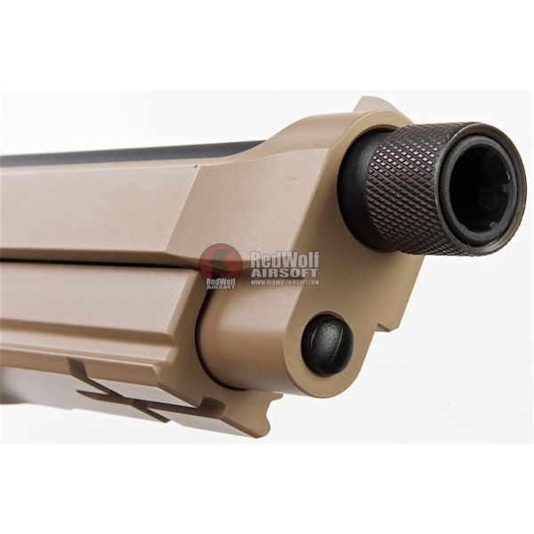 Wholesale Supplier of KJ Works M9A1 Full Metal GBB Airsoft Pistol Tan - Image 7