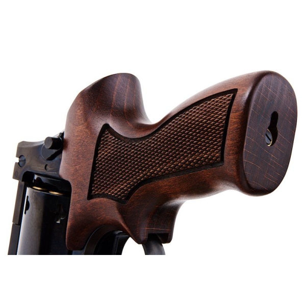 Marushin Mateba Gas Revolver 3 inch - W Deep Black (Heavyweight Wood Grip Version) - Image 7