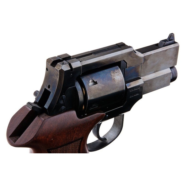 Marushin Mateba Gas Revolver 3 inch - W Deep Black (Heavyweight Wood Grip Version) - Image 9