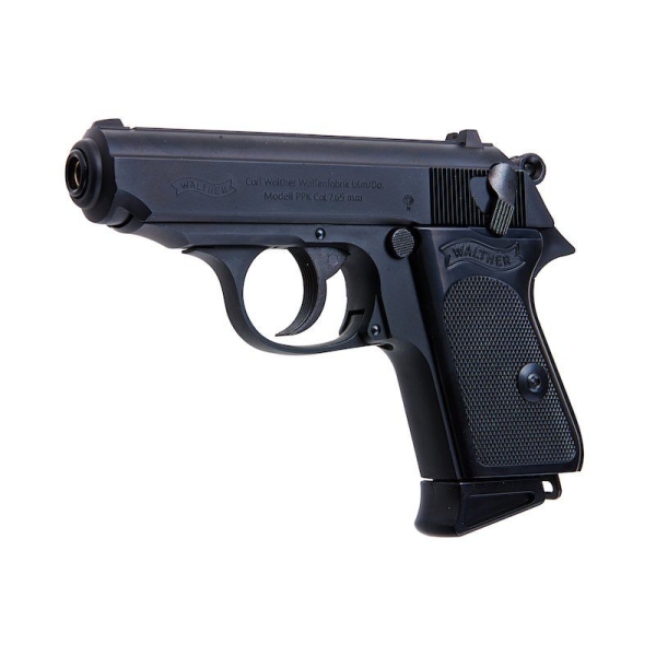 Wholesale Maruzen Walther PPK Gas Blowback Pistol Black - Factory Direct