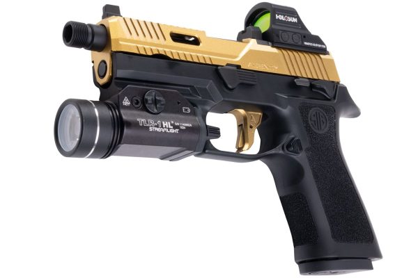 Wholesale Manufacturer Agency Arms SIG Sauer P320 GBB Airsoft Pistol Cerakote Gold
