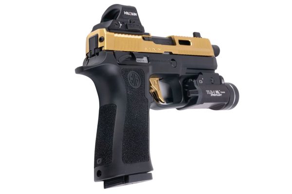 Wholesale Manufacturer Agency Arms SIG Sauer P320 GBB Airsoft Pistol Cerakote Gold - Image 2