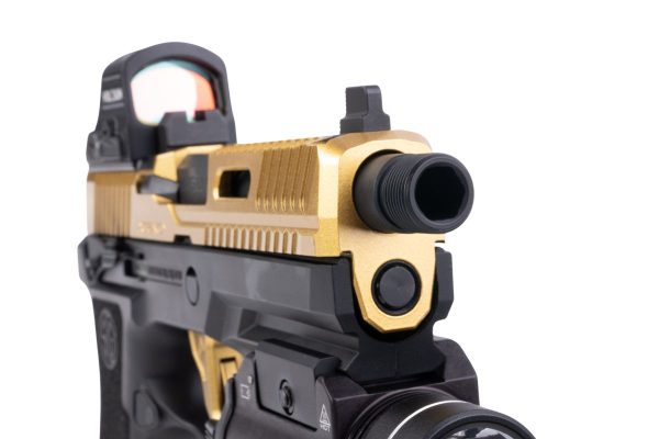 Wholesale Manufacturer Agency Arms SIG Sauer P320 GBB Airsoft Pistol Cerakote Gold - Image 5