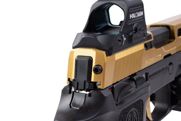 Wholesale Manufacturer Agency Arms SIG Sauer P320 GBB Airsoft Pistol Cerakote Gold - Image 6