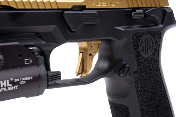 Wholesale Manufacturer Agency Arms SIG Sauer P320 GBB Airsoft Pistol Cerakote Gold - Image 7