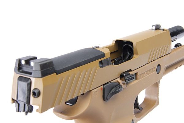 Wholesale SIG Sauer M18 P320 Airsoft Pistol Tan Supplier Manufacturer VFC - Image 9