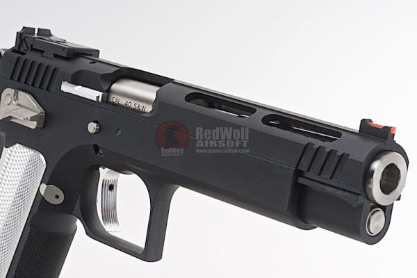 Wholesale Supplier GB01 TF Aluminum 5.5 Inch GBB Airsoft Pistol Black - Image 5