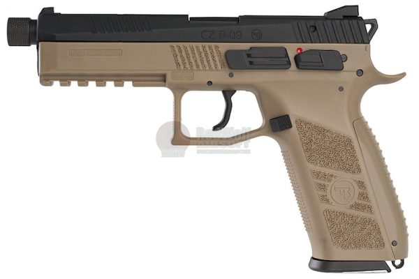 Wholesale Supplier of ASG CZ P-09 Duty CO2 Airsoft Pistol with Threaded Barrel - Tan