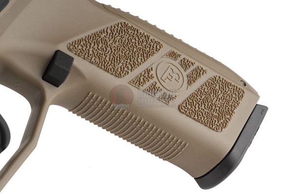 Wholesale Supplier of ASG CZ P-09 Duty CO2 Airsoft Pistol with Threaded Barrel - Tan - Image 6