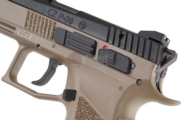 Wholesale Supplier of ASG CZ P-09 Duty CO2 Airsoft Pistol with Threaded Barrel - Tan - Image 7