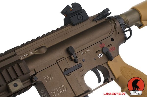 Wholesale Umarex HK416 10.5 inch V2 AEG Airsoft Rifle Factory Supplier Tan VFC - Image 4